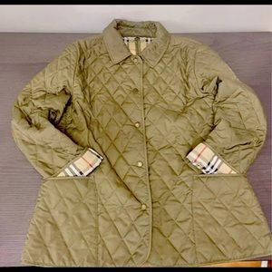 Burberry Olive Quilted Jacket